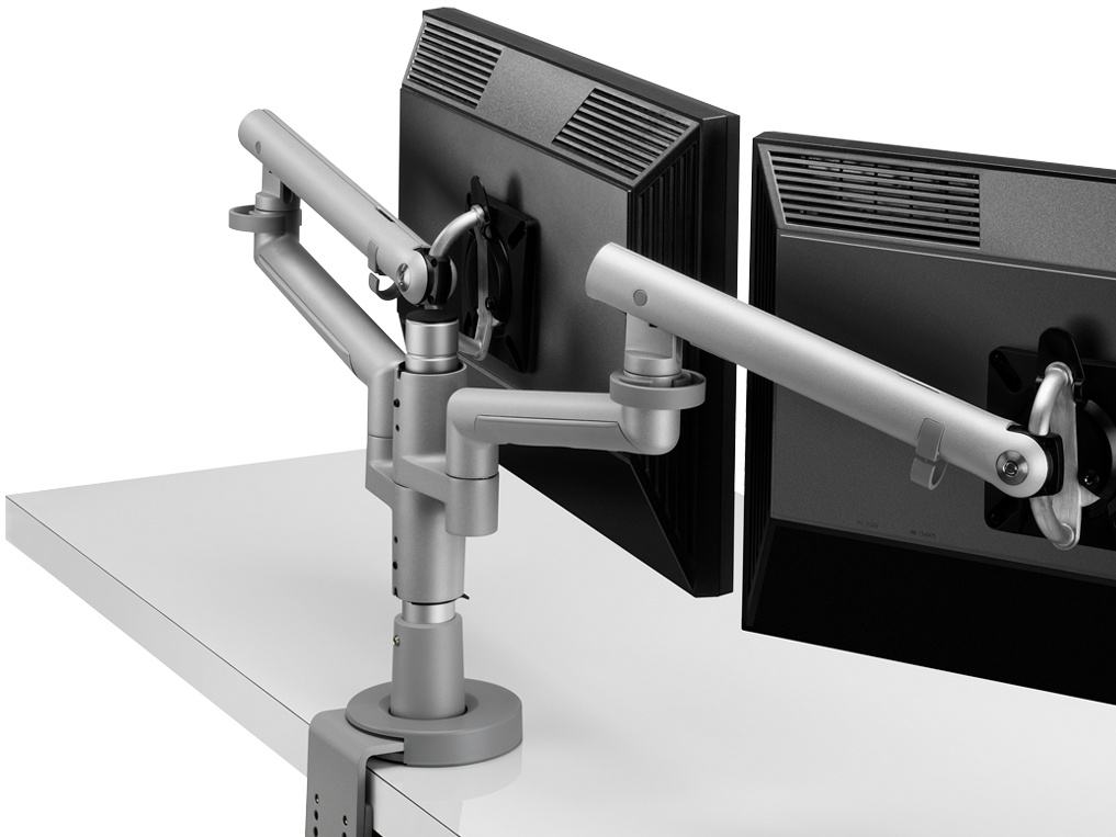 办公辅件|显示器支架|办公家具|设计师家具|Wishbone 台面显示屏（立柱）支架